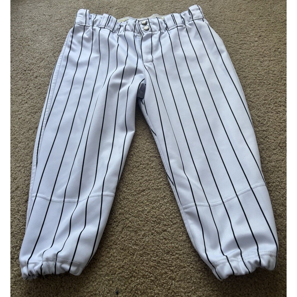 Evoshield Youth XL White Baseball Pants Black Stripe Knickers